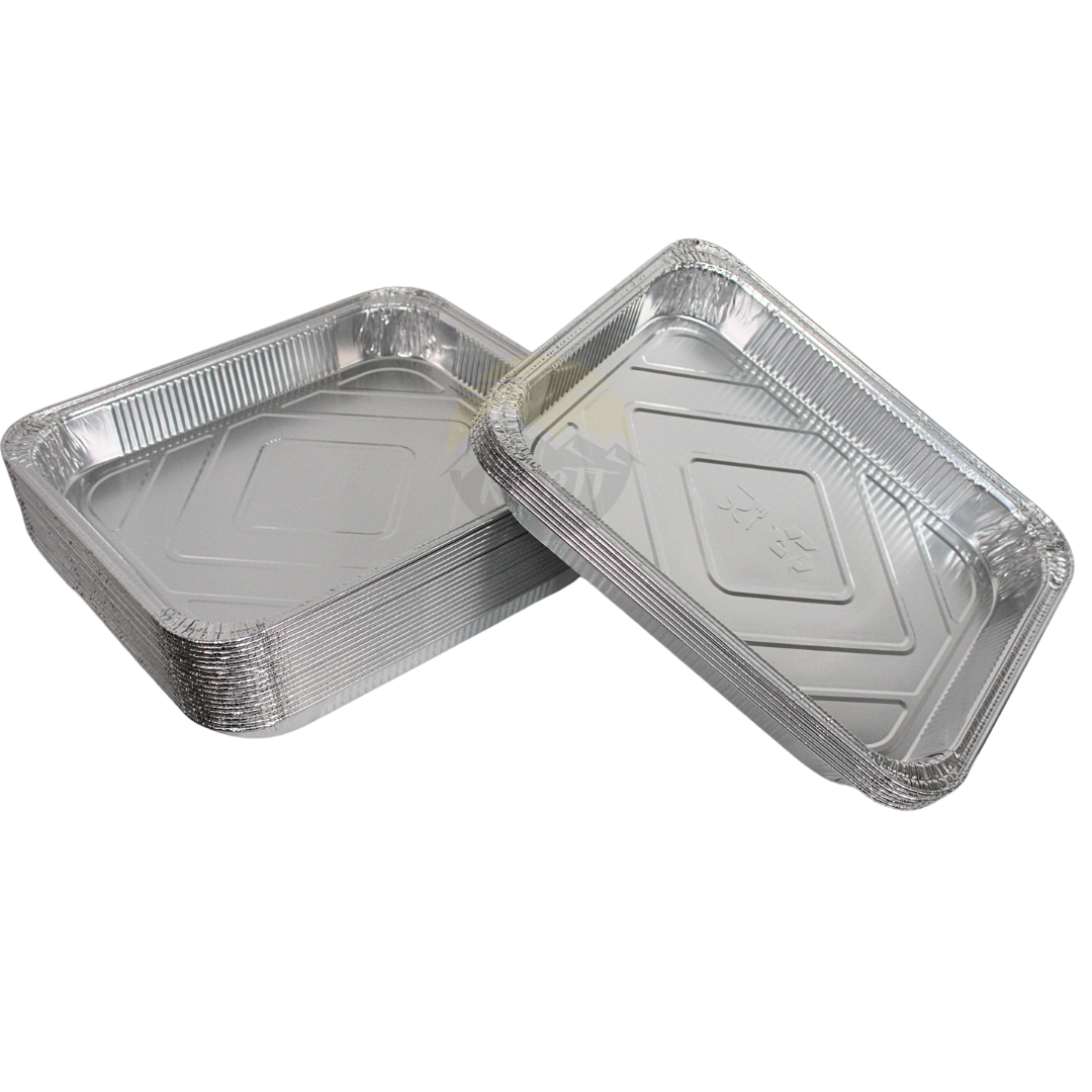 Menu tray aluminum 2660ml - 50 pieces