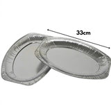 Aluminium Ovenschalen 33cm, 10 stuks - Wegwerp Schalen Catering Horeca
