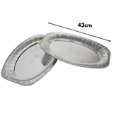 Aluminum serving dish 43cm V430G oval - 10 pieces