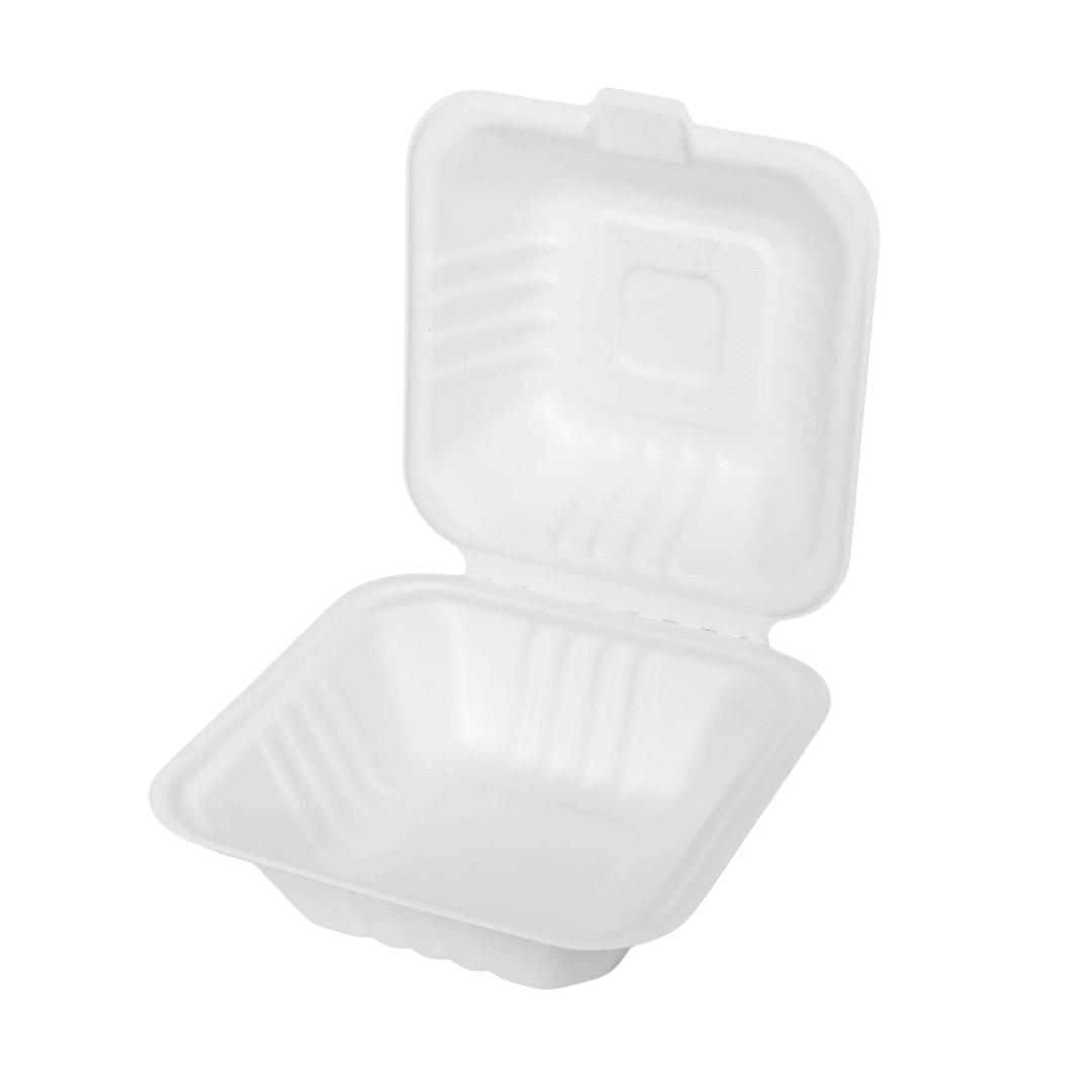 Bagasse Hamburgerbox HP6 – 500 Stück