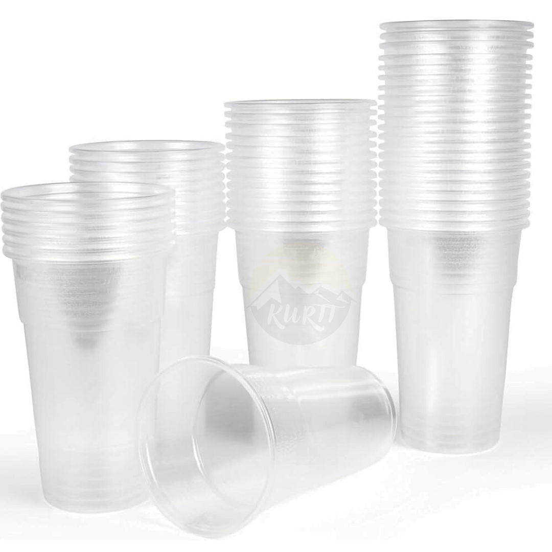 Transparent Cups/Beer Mugs 300ml - 100 pieces