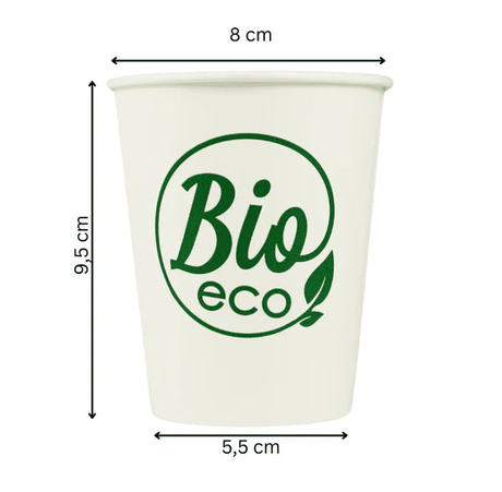 Bio tasses à café sans plastique - 1000 pièces