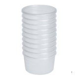 Mikrowelleschale transparent rund 500cc - 100 Stück