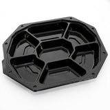 Cateringschaal 7-vaks met deksel plastic – 10 stuks tapasschaal