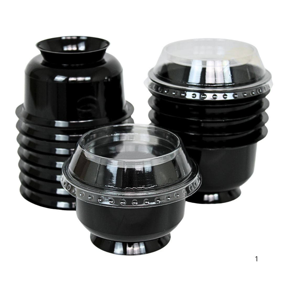 PP Dessertbecher auf Fuß, 95 mm – 10 Stück