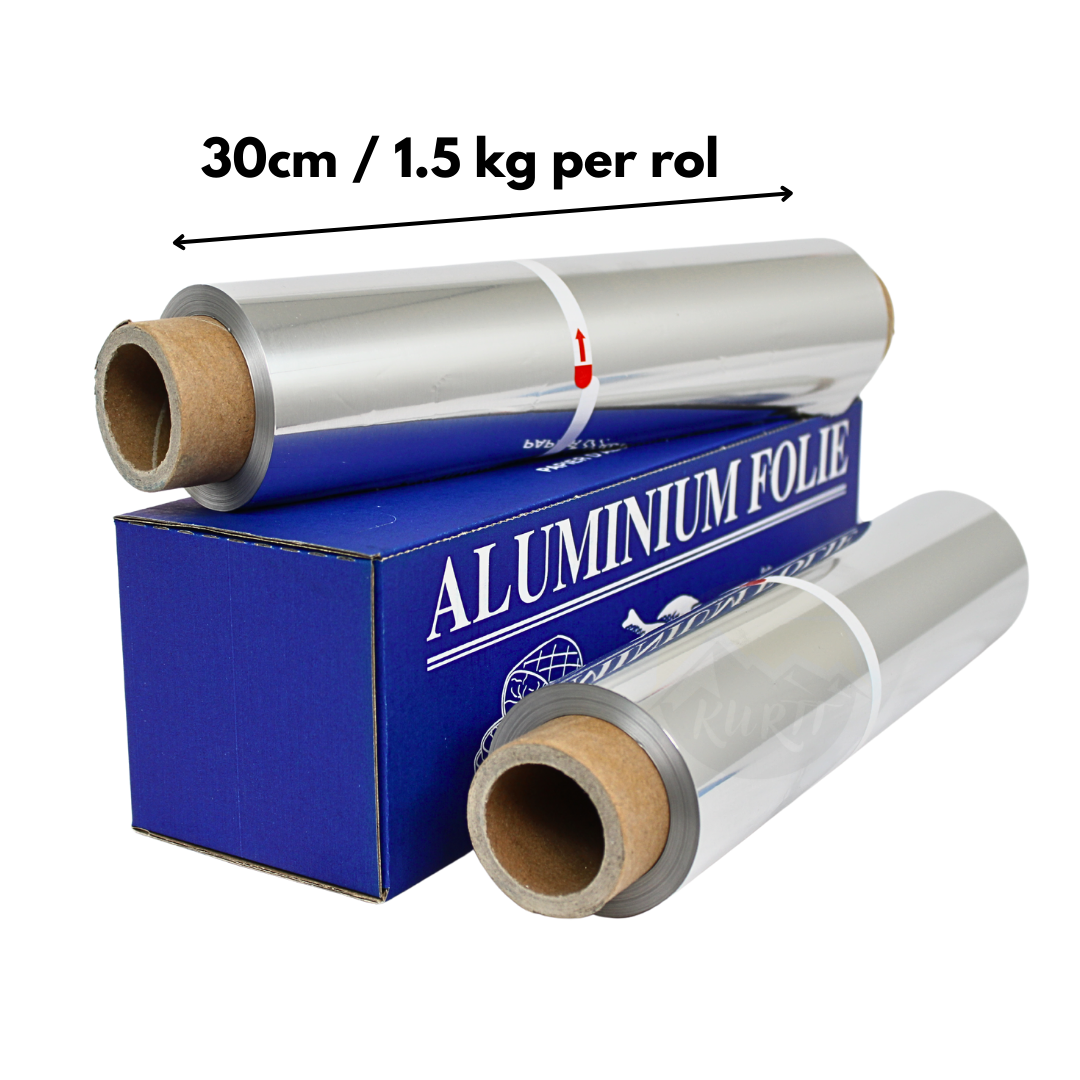 ドル・アムロス Foil 1枚 Aluminum foil 1500 grams 30 cm - 1 roll – Goedkope Disposable