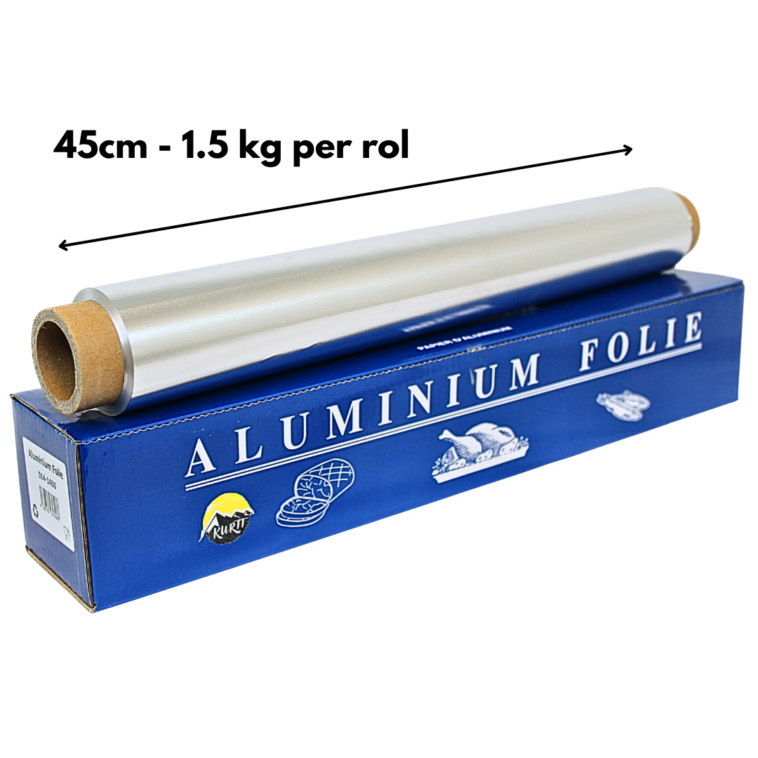 Aluminiumfolie 45 cm in cutterbox