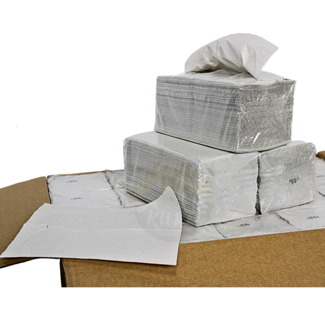 KURTT Papieren Handdoekjes Z-vouw 10.000 stuks | 2-laags Naturel| 22x23cm Cellulose Interfold Handdoekpapier Dispenser