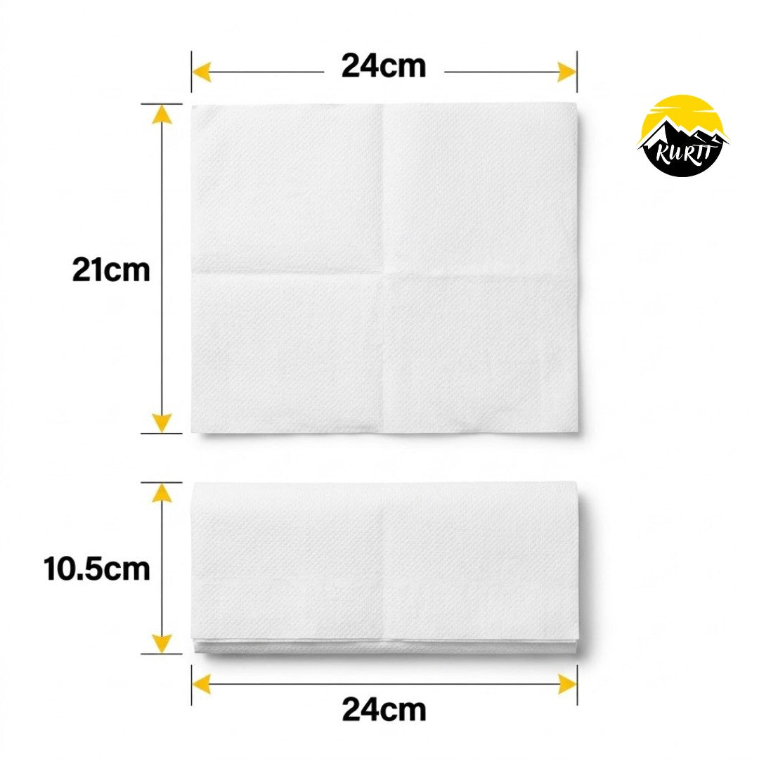 Papieren handdoekjes Z-vouw 2-laags cellulose – 3200 stuks 24x21cm