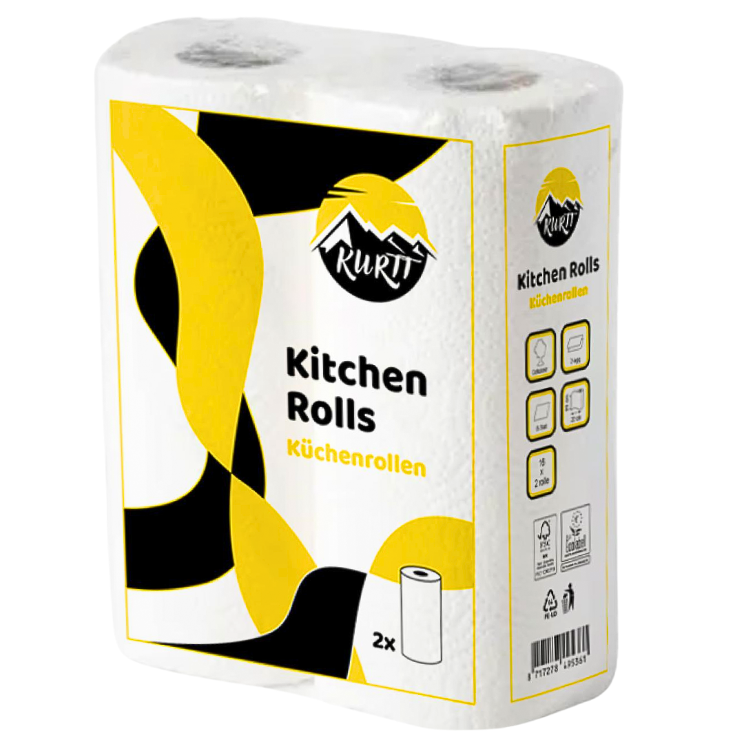 Küchenrolle 2-lagig - 32 Rollen mit FSC/ECO zertifiziert