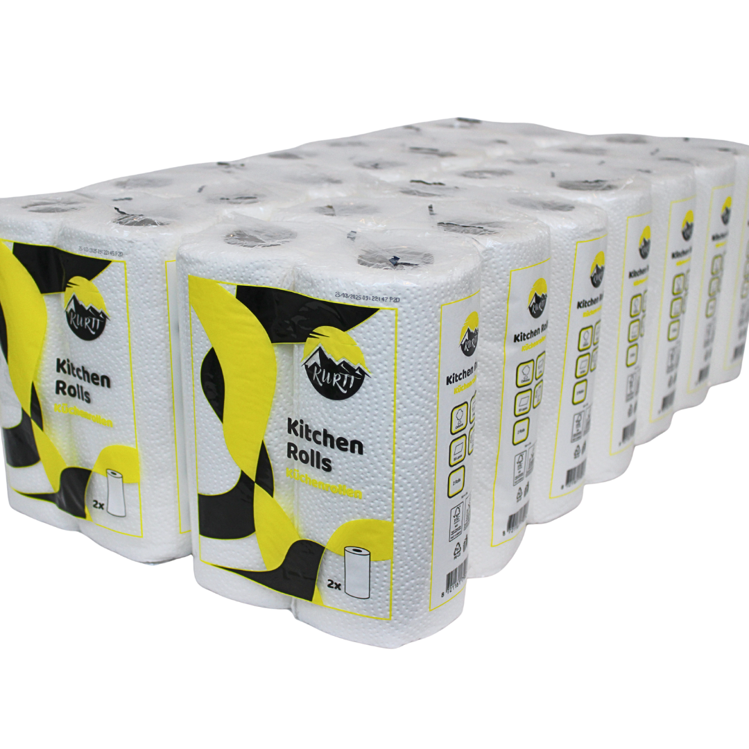 Kurtt keukenrol 2-laags cellulose wit keukenpapier 50 vel met FSC/ECO Certified