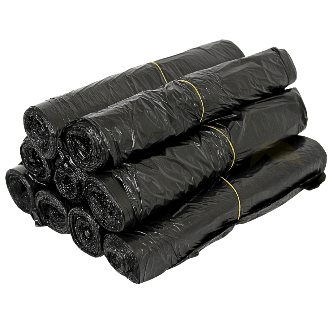 HDPE Treteimerbeutel 50 x 55 cm (25L) – Schwarz – Typ 15 (auf Rolle) - 1000 Stück