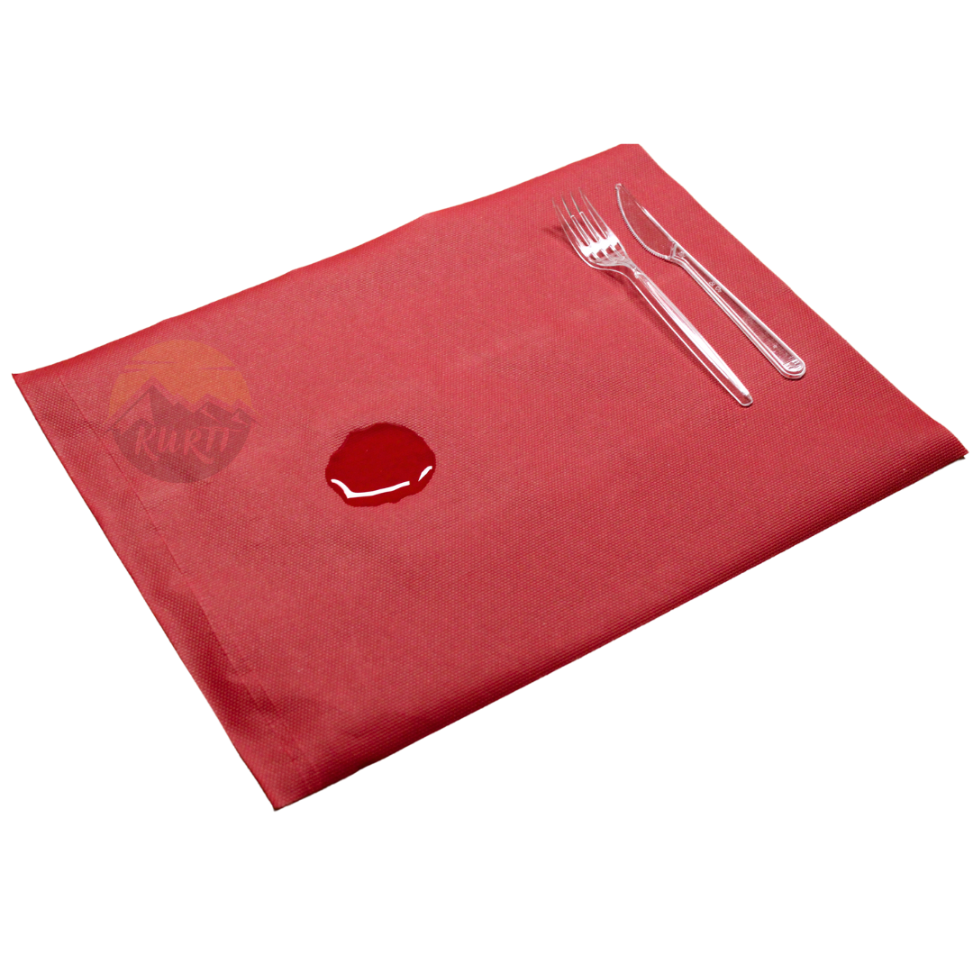 Papieren placemat 30 x 40 cm zwart - 250 stuks