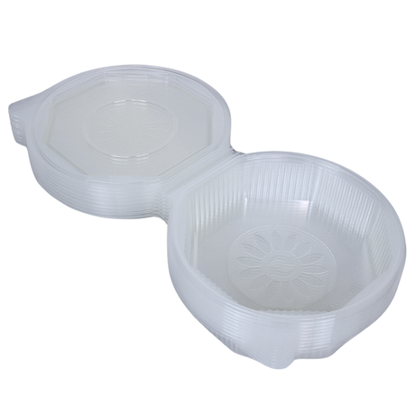 ripboxx® MEAL's Klapschaal PP Transparant  | 1-vaks, 2-vaks & 3-vaks