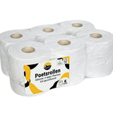 POETSROL 6ST - POETSPAPIER HOOGWIT 100% CELLULOSE