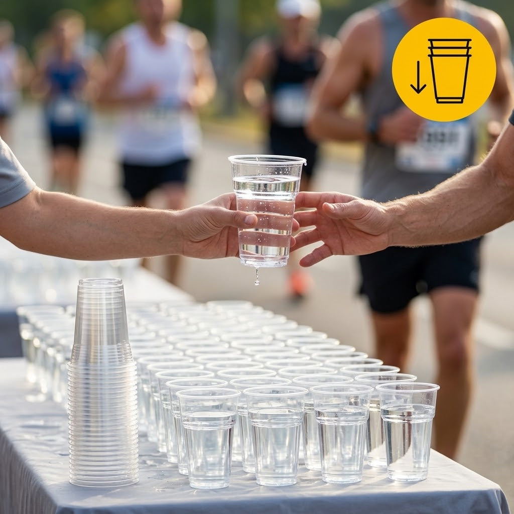 Bierbekers 250ml Transparant Plastic - 1000 Stuks Wegwerpbekers Breukbestendig PROPPY incl sup