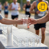 Bierbekers 250ml Transparant Plastic - 1000 Stuks Wegwerpbekers Breukbestendig PROPPY incl sup