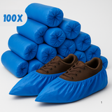Schoenhoesjes wegwerp blauw - 100 Stuks
