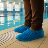 Schoenhoesjes wegwerp blauw - 100 Stuks