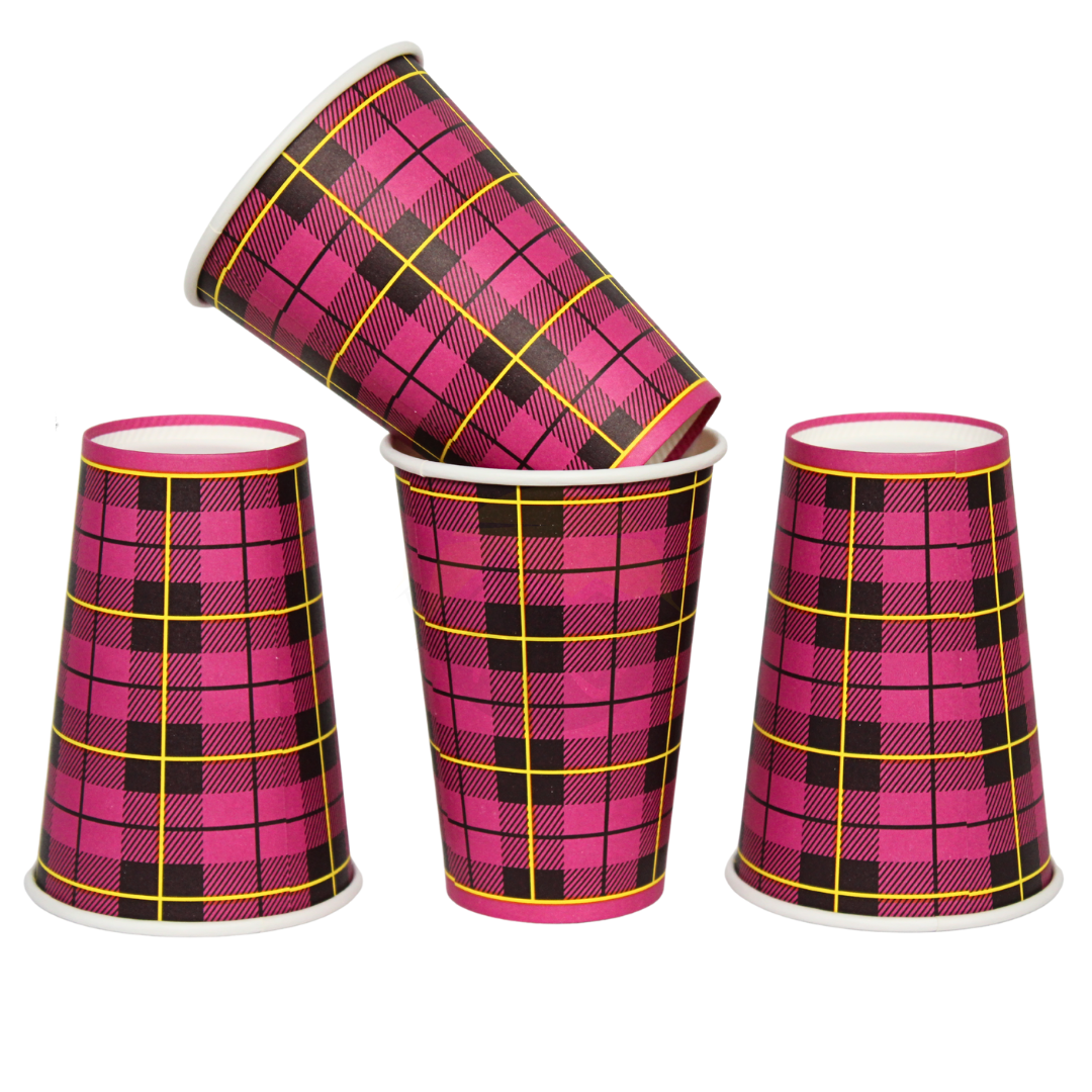 2500x Koffiebekers Fuchsia 180ml 7,5 oz