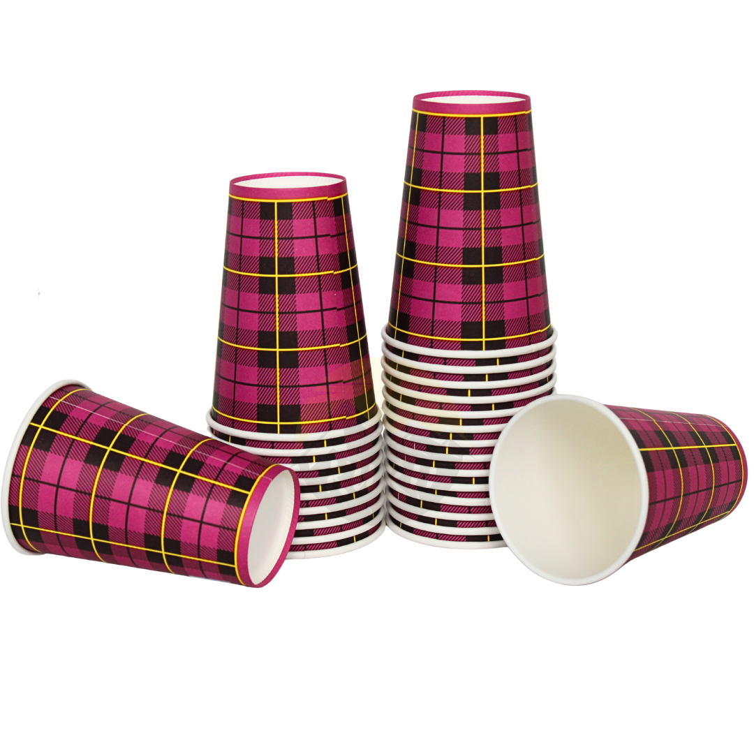 2500x Koffiebekers Fuchsia 180ml 7,5 oz