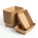 Snackbakjes A9 - vetvrij, Frietbakjes, Kraftpapier