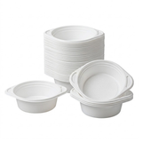 Soepkommen 350ml plastic - 100 stuks soepbekers horeca - Wit