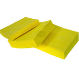 200 morceaux de chiffons savonnels 38x40cm de plats jaunes