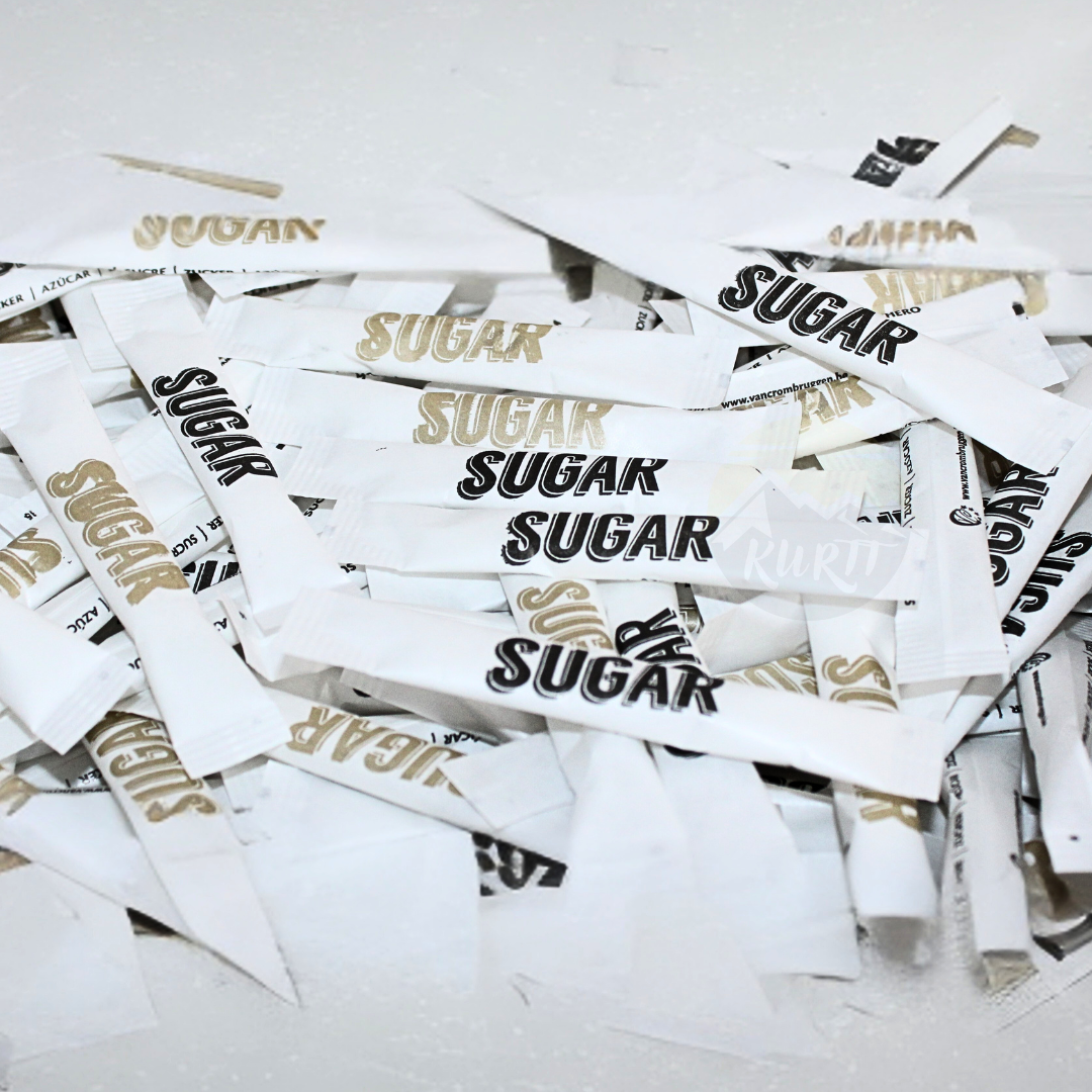 Suikersticks 4 gram 1000 stuks Suikersticks 4 gram 1000 stuks
