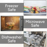 Reusable Transparent Round 1000cc - 100 pieces