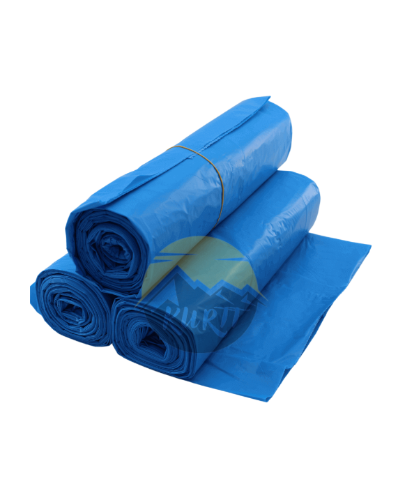 Garbage bags 120L blue - 250 pieces