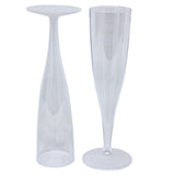 10x Champagne Glazen Plastic (135ml), hard plastic Wijnglazen, Herbruikbaar