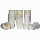 Cardboard drinking cup 200ml White - 1000 pieces