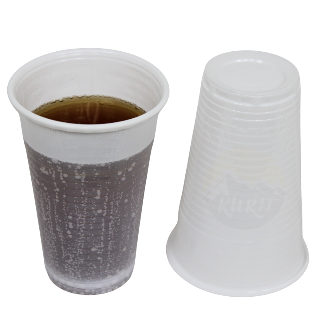 Wegwerpdrinkbekers wit 0,2l - 100 stuks