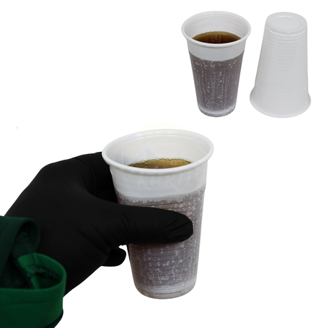 Wegwerpdrinkbekers Wit 0,2l - 1000 stuks incl. SUP