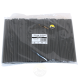 Rietjes Zwart PP plastic - 250 stuks Herbruikbaar